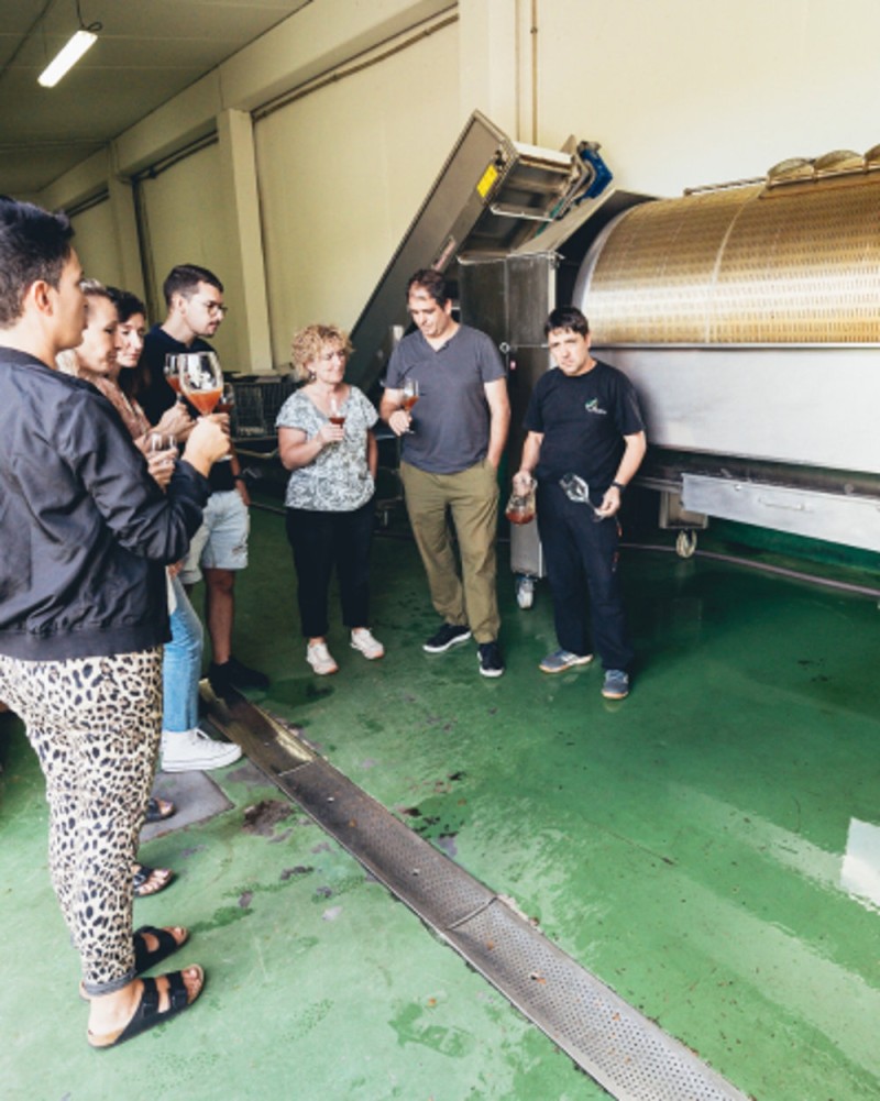 VISITA Y COMIDA EN LA SIDRERÍA OIHARTE VISITA Y COMIDA EN LA SIDRERÍA OIHARTE