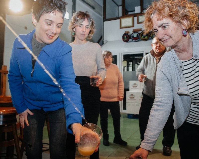 Visita y comida en la Sidrería Gaztañaga