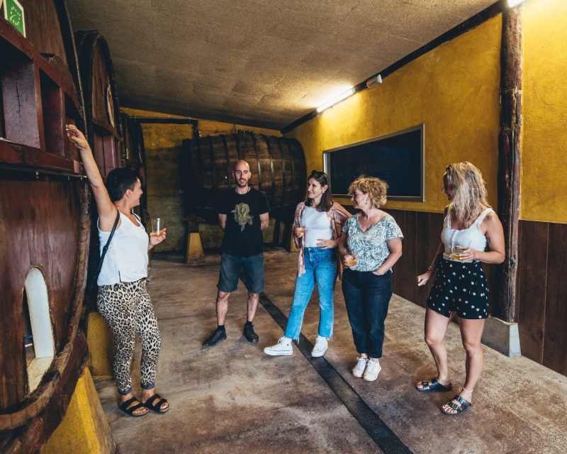 VISITA EN LA BODEGA IPARRAGIRRE