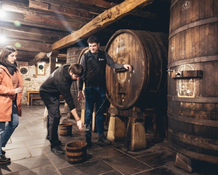 Degustación guiada y comida en la Sidrería Lizeaga