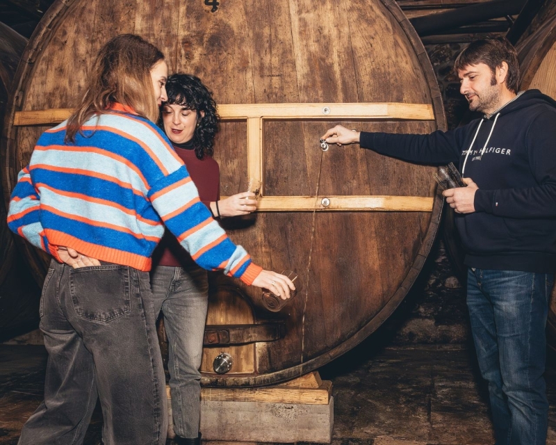 CASERÍO VASCO Y BODEGA DE SIDRA CON TRANSPORTE