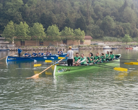 Campeonato de remo y bodega de sidra