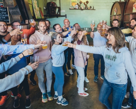 Erosi herri kirolak edo gincana sagardotegian