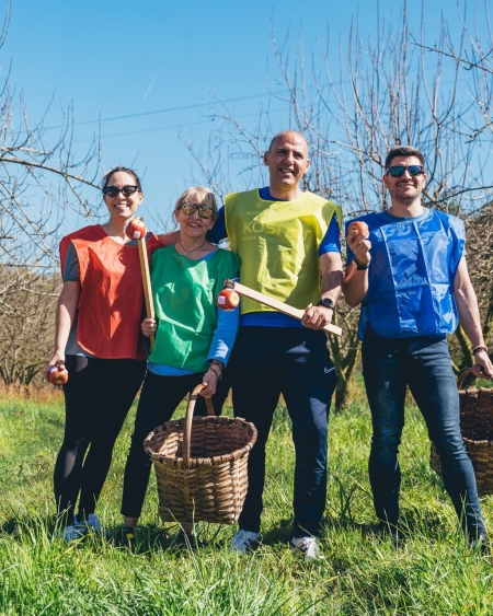 Yincana de deporte rural y bodega de sidra