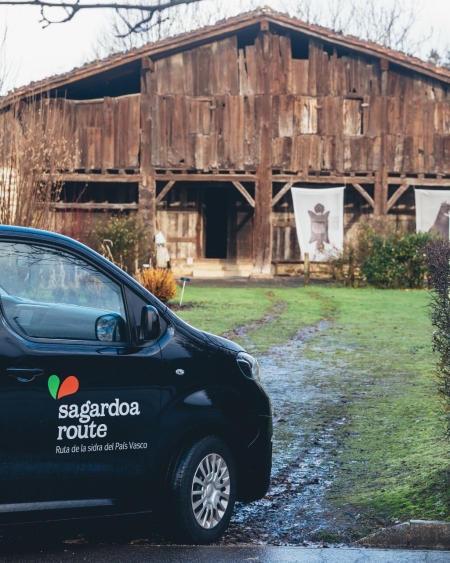 BASQUE FARM AND CIDER CELLAR WITH TRANSPORT