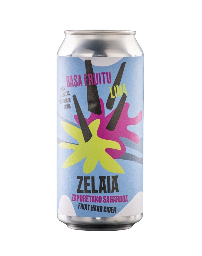 Buy Canned Cider with wild fruits and lime Zelaia Buy Canned Cider with wild fruits and lime Zelaia