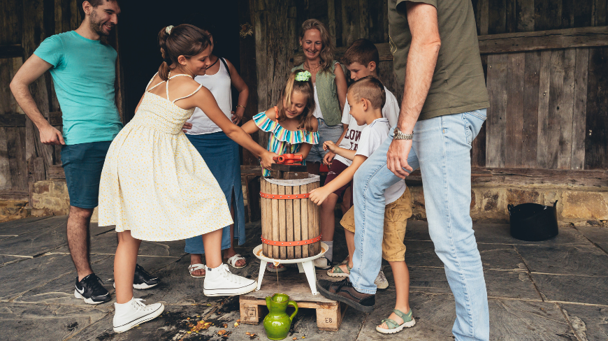 taller de zumo de manzana