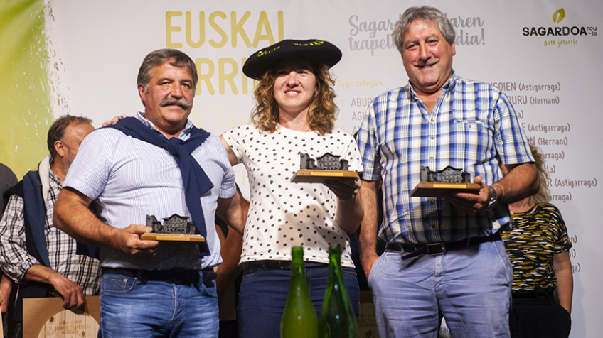 The Petritegi cider house in Astigarraga wins the V Popular Cider Contest of Euskal Herria