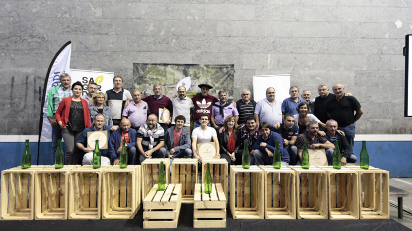 La cidrerie Gaztañaga a gagnée le Championat Populaire de Cidre du Pays Basque
