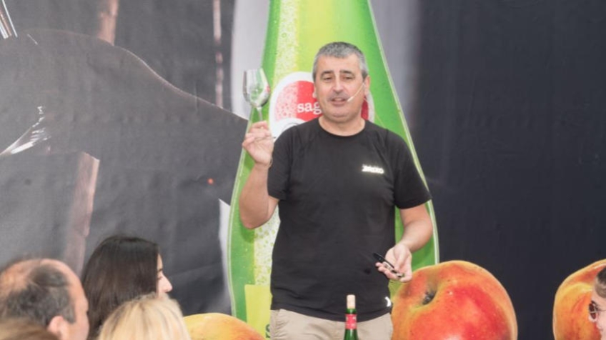Cata de sidras D.O. en la Semana del Bacalao de Hernani