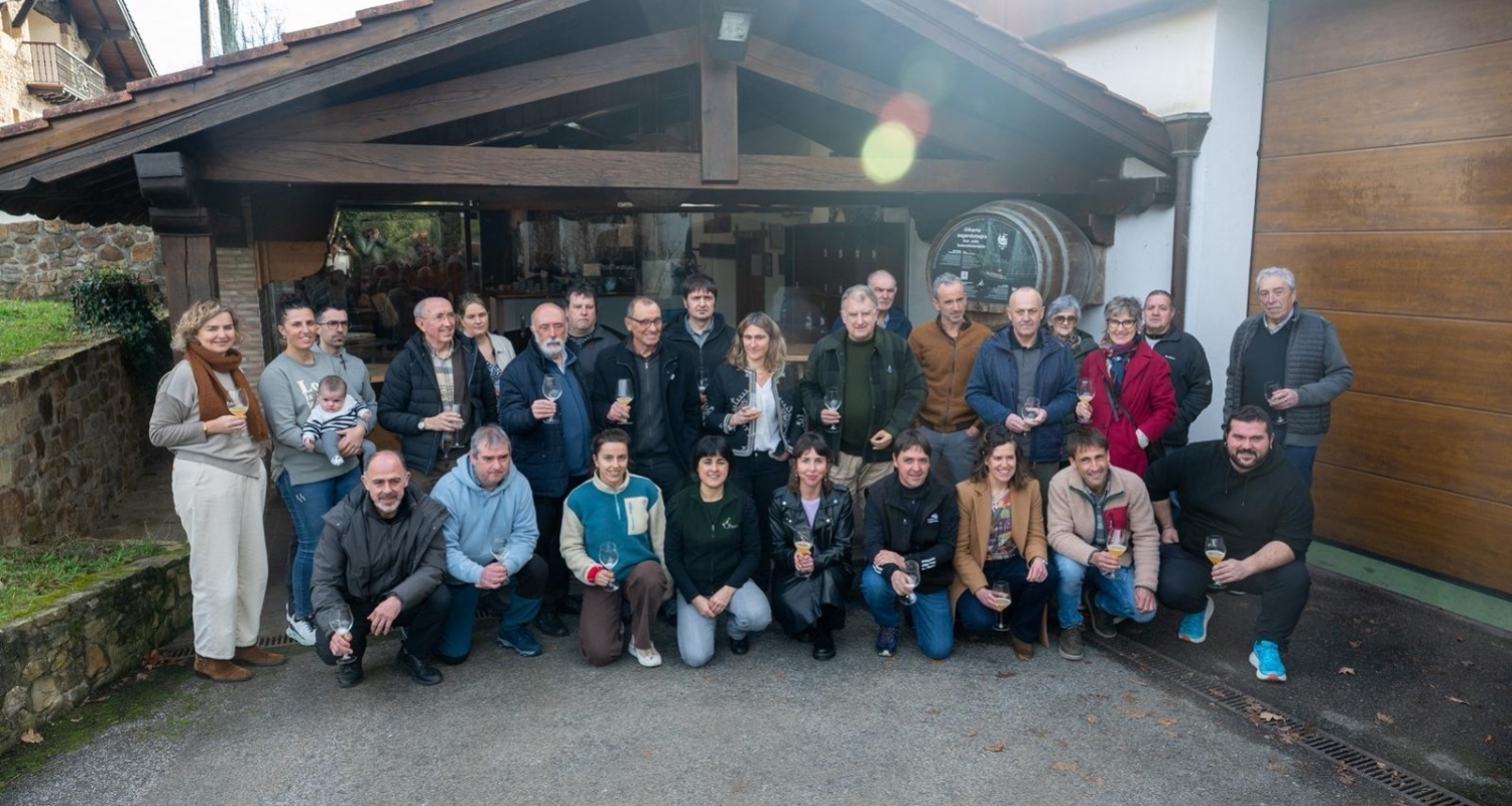 Apertura de la temporada de sidrerías en Goierri