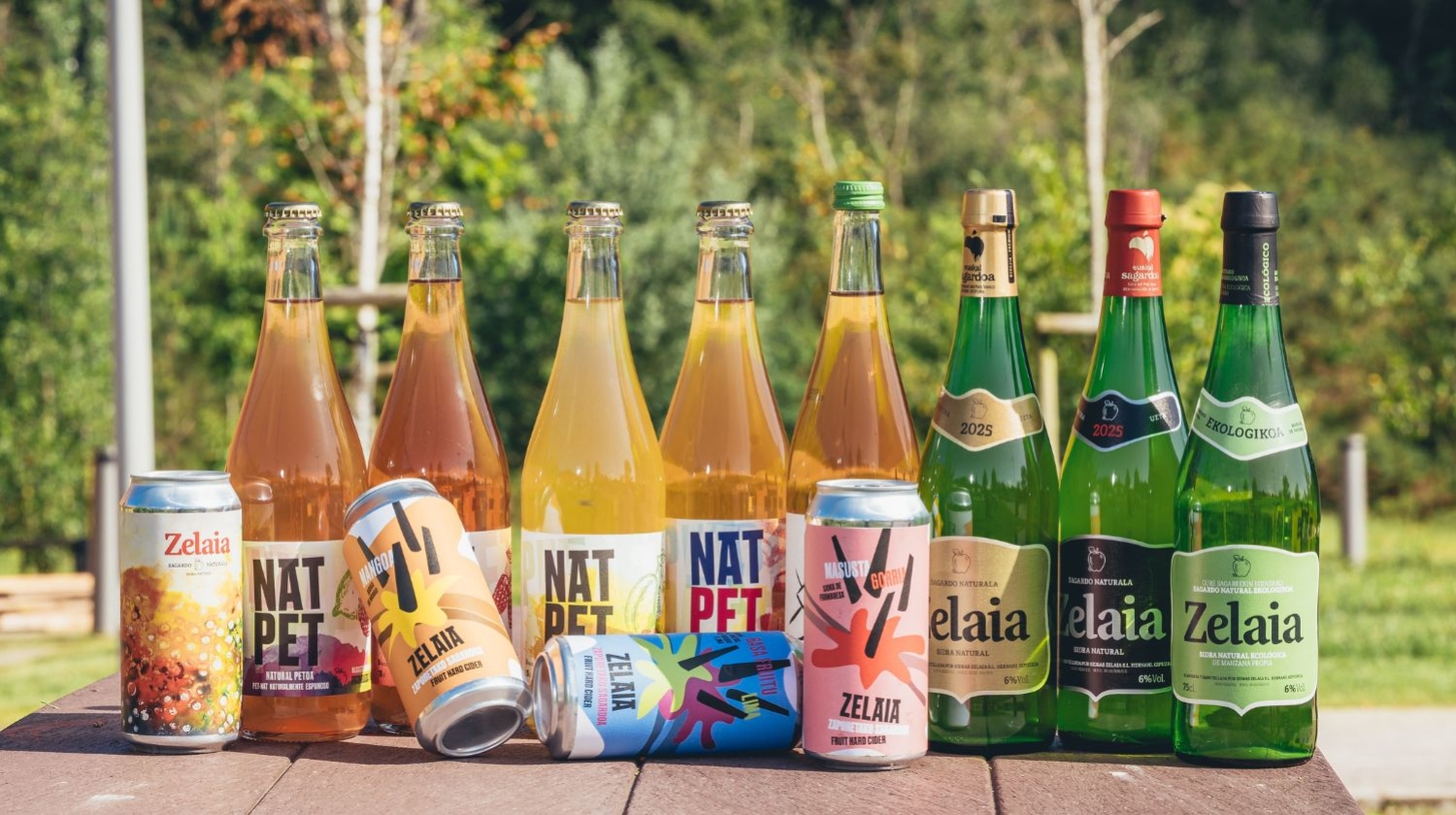 Zelaia Cave à Cidre: découvrez toute la gamme