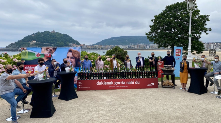 The Denomination of Origin Euskal Sagardoa presents the 2020 cider harvest at the Miramar Palace