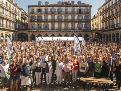 The cider culture has been the protagonist today in Donostia, the capital of cid