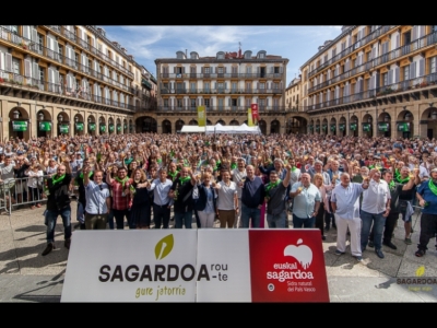 El gran día de la sidra llegó a Donostia