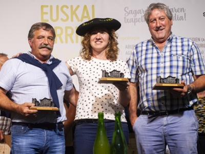 La sidrería Petritegi de Astigarraga gana el V Concurso Popular de Sidras de Eus
